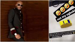 Not my Ugbokolo: 2Baba laughs hard after hotel in his state cut soap in half for lodgers