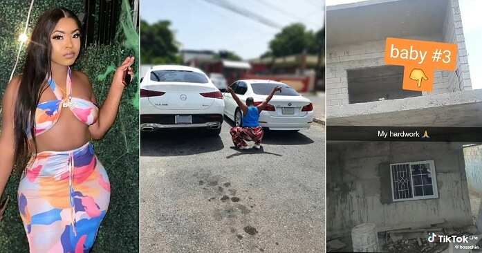 22-year-old lady flaunts her mansion and cars