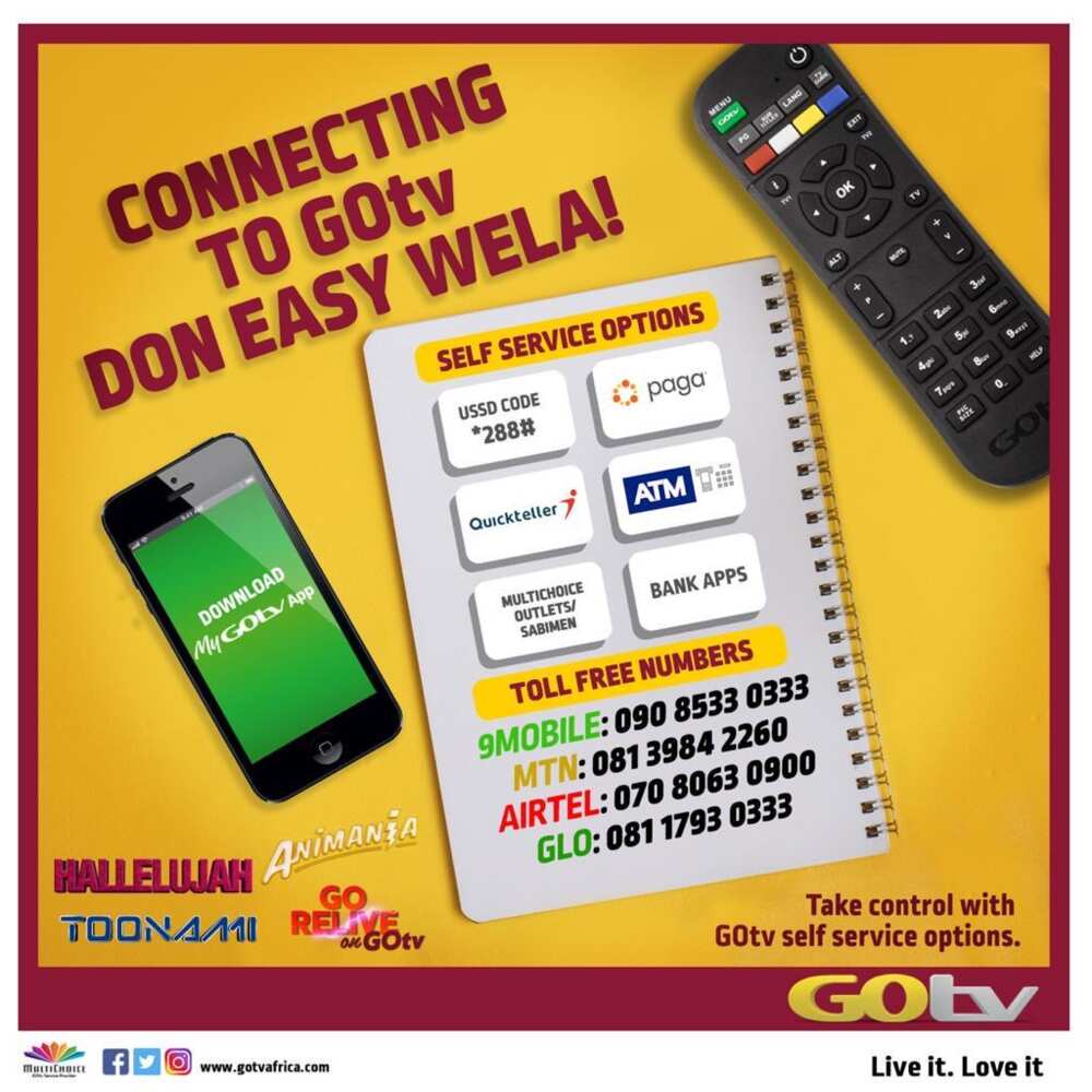 Keeping up with Self Service on GOtv