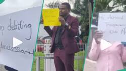 “Say no to high charges”: Nigerians stage protest in Lagos over excess bank deductions