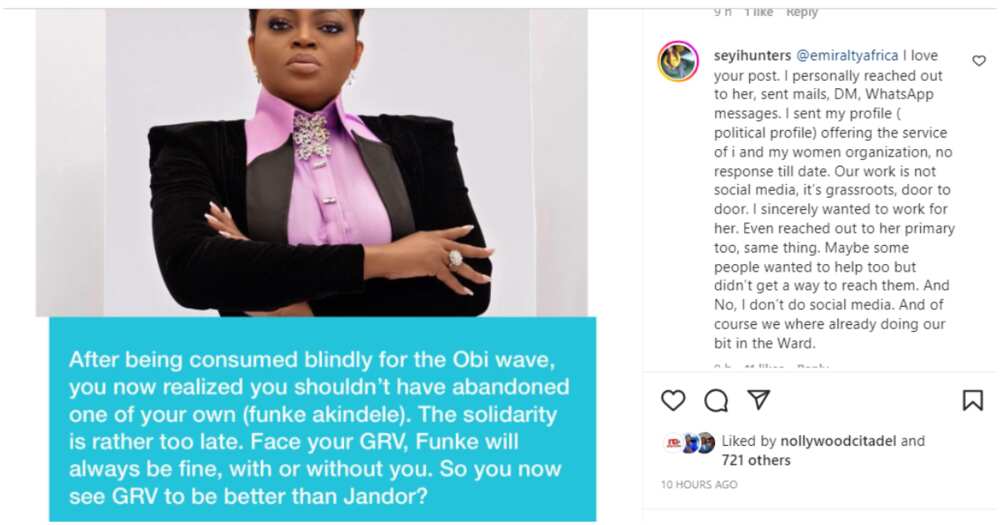 Photos of Seyi Hunters' comment on Emiralty's post