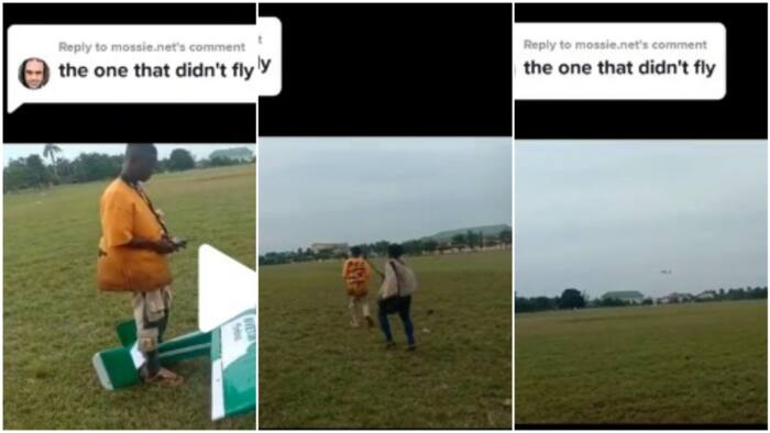 Nigerian boy's toy aeroplane takes off after white man laughed at his invention