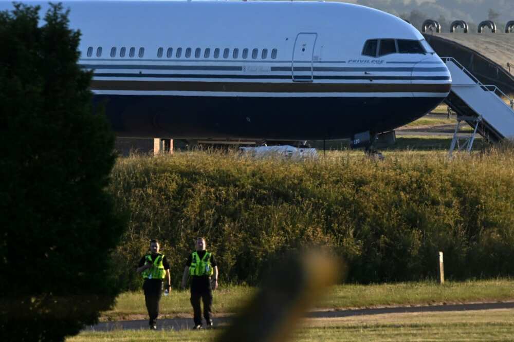 The European Court of Human Rights ordered migrants to be removed from a flight to Kigali pending a full review of the legality of the policy The European Court of Human Rights ordered migrants to be removed from a flight to Kigali pending a full review of the legality of the policy