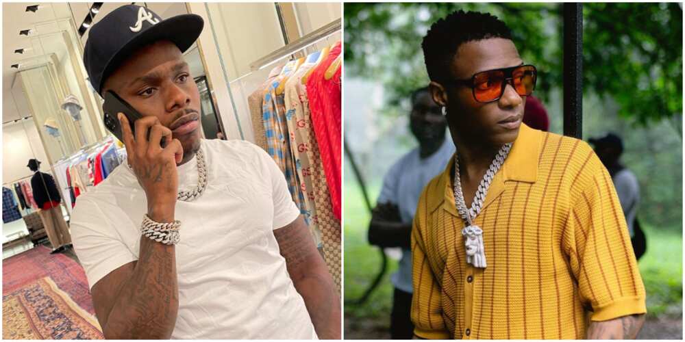 American Rapper DaBaby jumps on Wizkid's Essence.