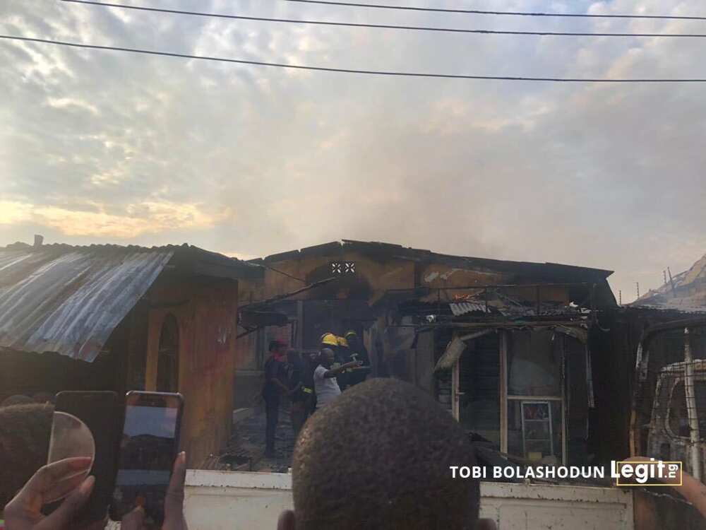 One feared dead as gas station catches fire in Lagos One feared dead as gas station catches fire in Lagos