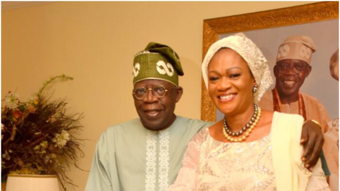 Don't expect my wife back in Senate, says President-elect Bola Tinubu