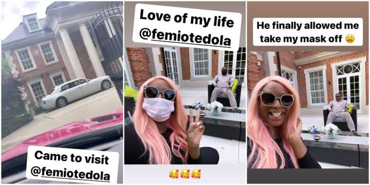 Dj Cuppy Shares Video Of The Oyinbo Man Working As A Butler In