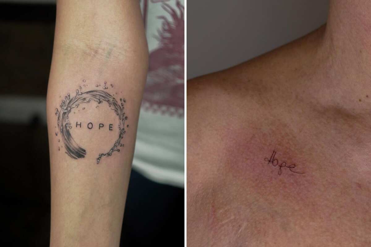 Hope' Temporary Tattoo - Set of 3 – Little Tattoos