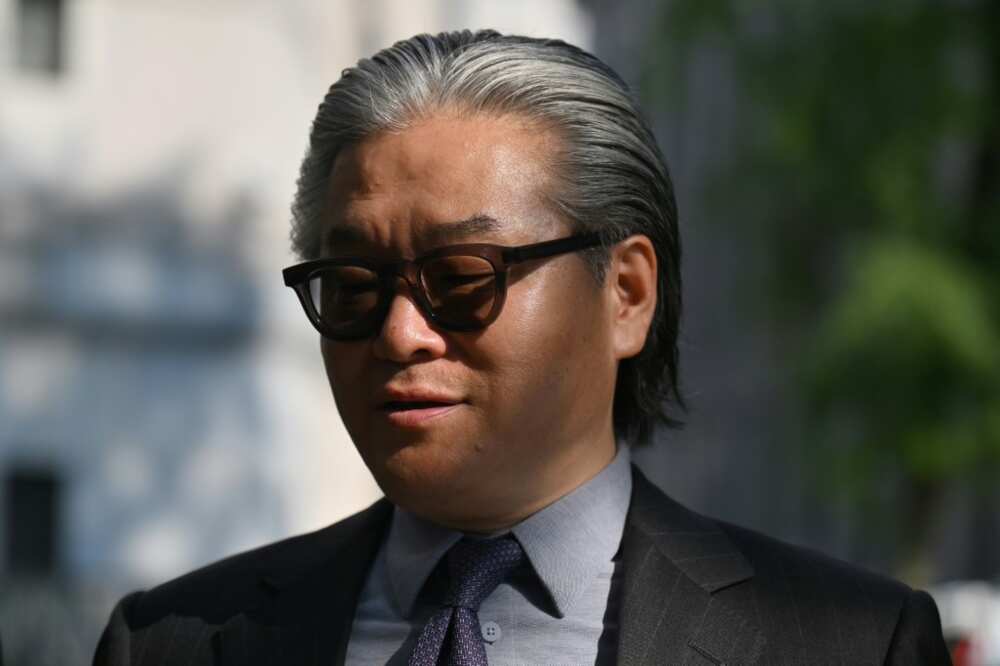 Bill Hwang, founder of Archegos Capital Management, arrives at federal court in New York on July 9, 2024