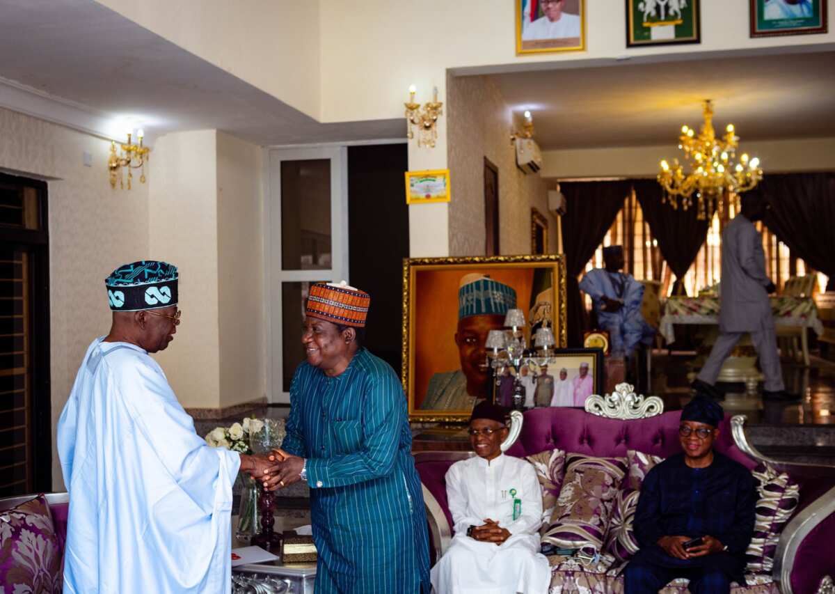 Real battle begins: Photos emerge as Tinubu meets APC governors hours after Osinbajo's declaration