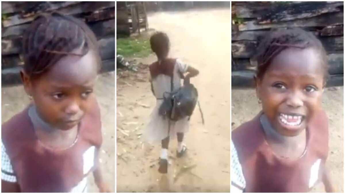 Little girl vows to deal with her school after she was sent home for owing school fees