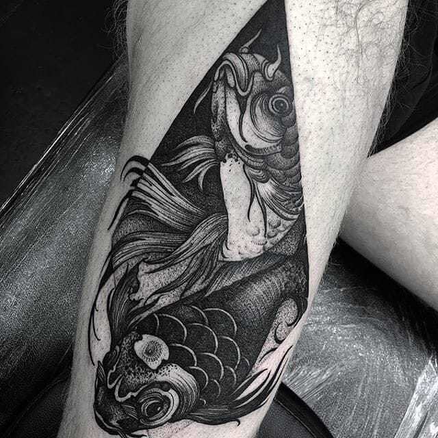 Pisces fish tattoo