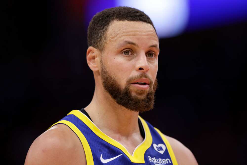 Stephen Curry astatine  Toyota Center connected  4 April 2024 successful  Houston, Texas.