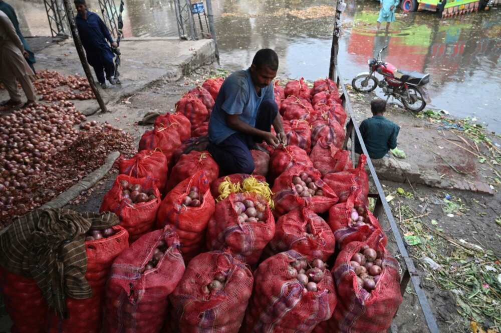 Catastrophic monsoon floods in Pakistan have sent the prices of stapes, such as onions, skyrocketing