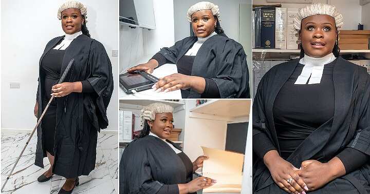 Black and blind barrister in UK, Jessikah