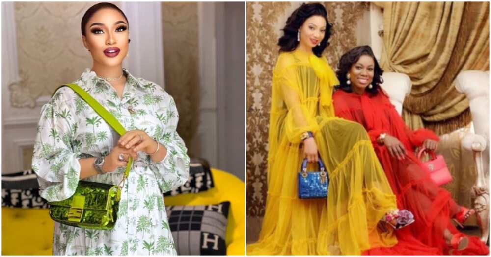 Tonto Dikeh boldly drags Medlin Boss for sleeping with bestie's husband.