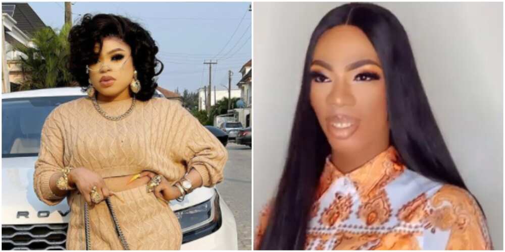 Since He can't Control His mouth, I will Deal with Him: Bobrisky Threatens to Sue James Brown