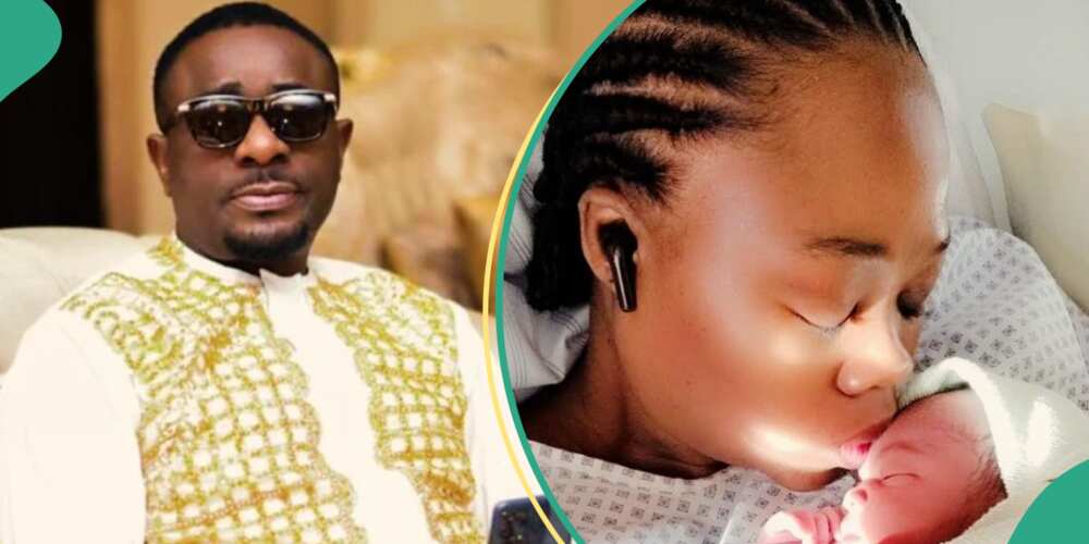Emeka Ike wife gives birth to second baby.