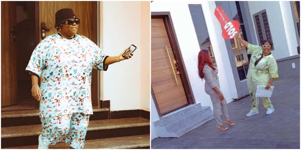 Teni sparks reactions as she's spotted in luxury Lagos mansion