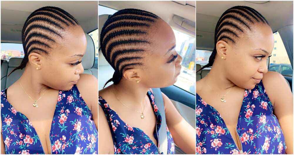 Social media reacts as Nigerian lady flaunts her natural hair 