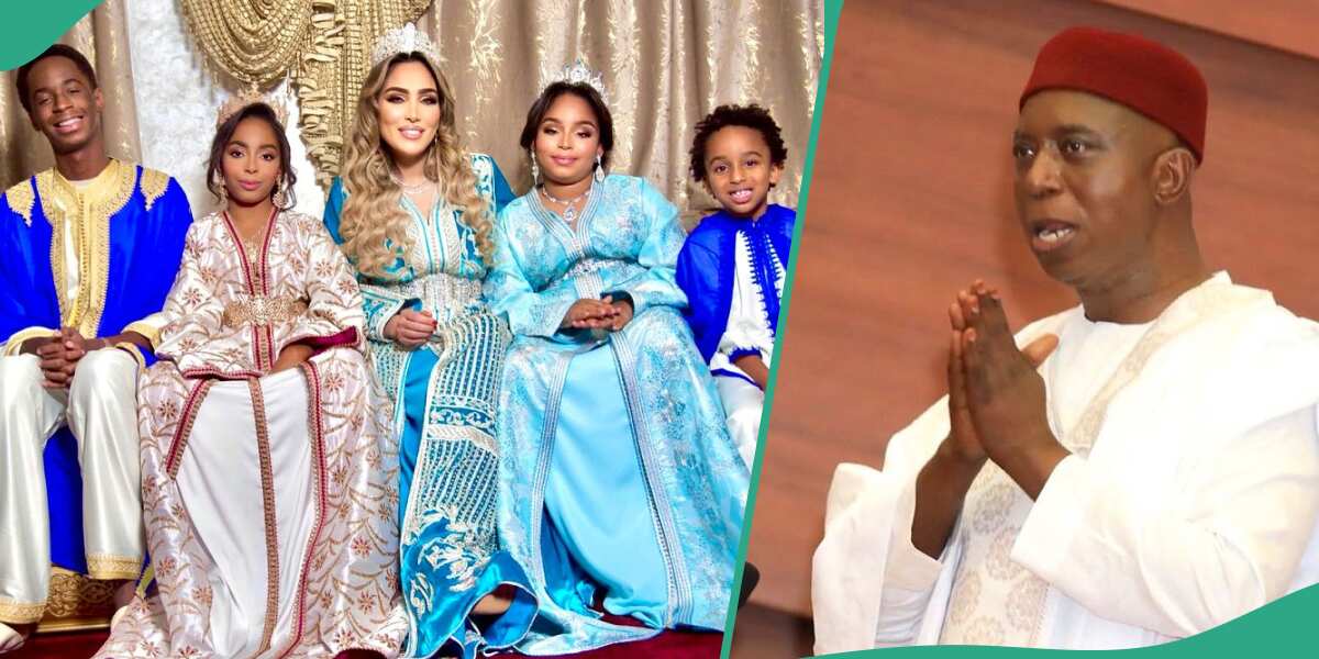 See what Ned Nwoko's 4th wife did with her kids, days after Regina Daniels did something similar