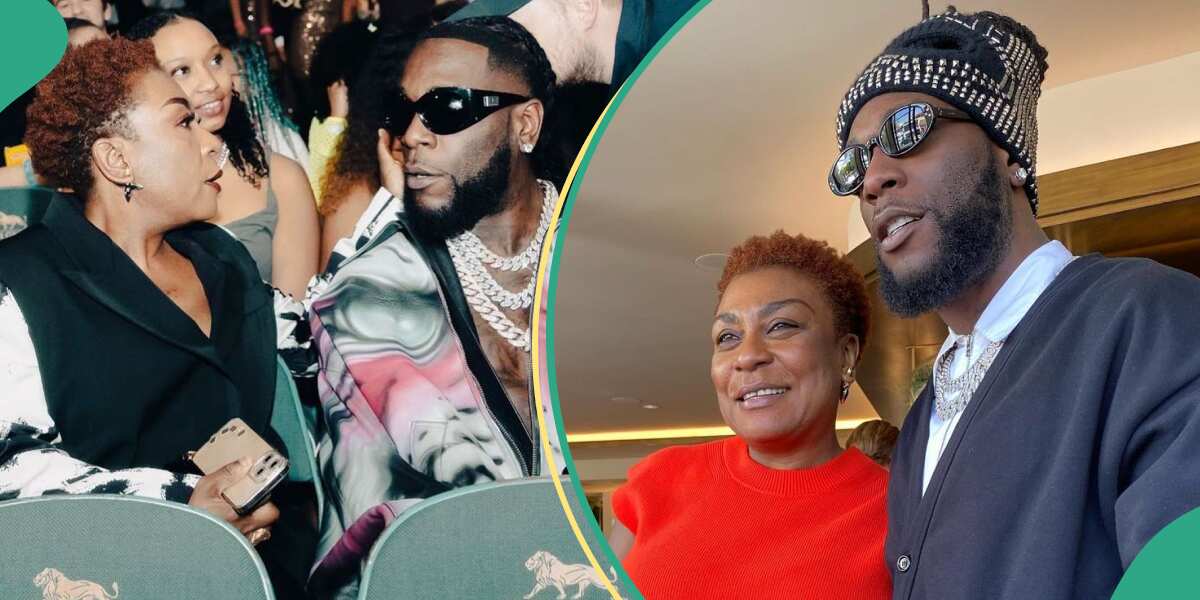 See the lovely dance moves made by Burna Boy's mother while her son was singing (video)