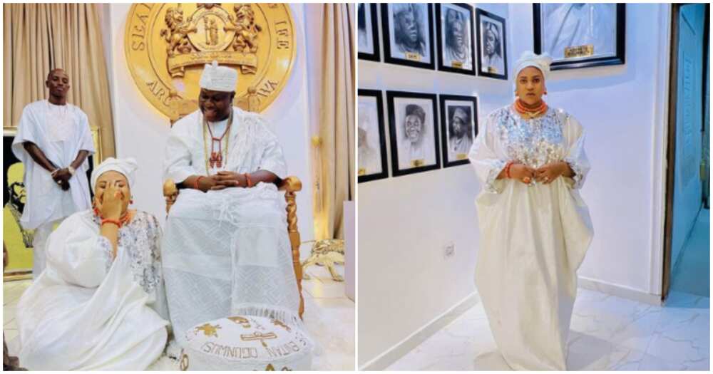 Nkechi Blessing and Ooni