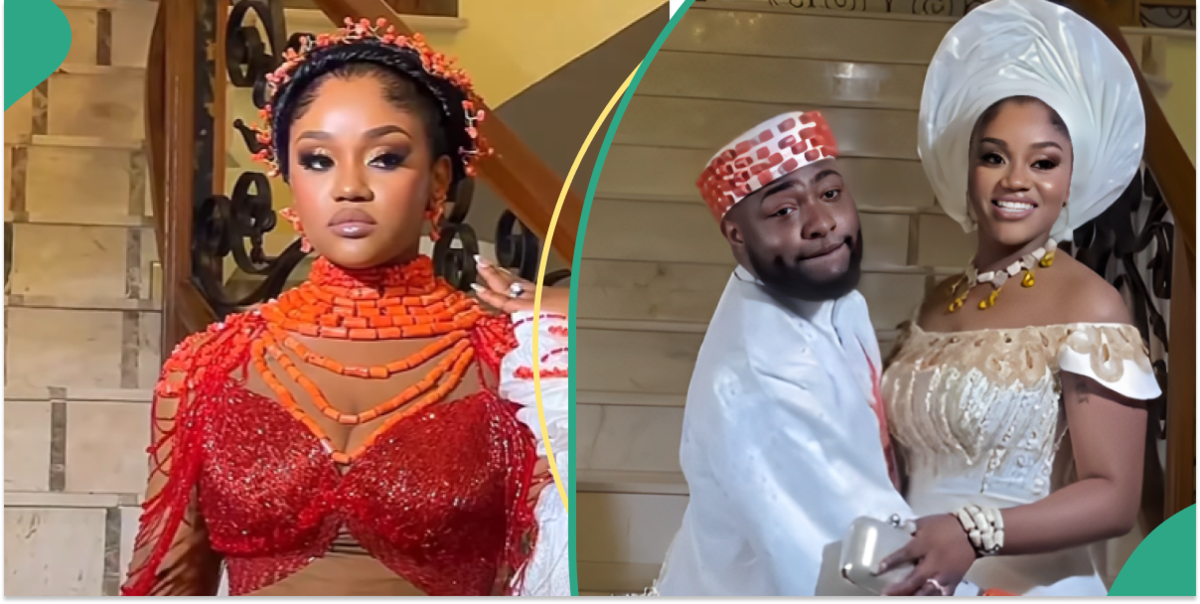 Video: See how Davido's Chioma displayed Igbo dance steps at her traditional wedding