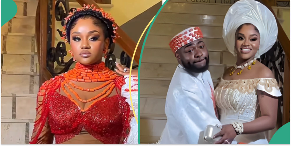 Davido's Chioma dancing in her wedding, Davido and Chioma