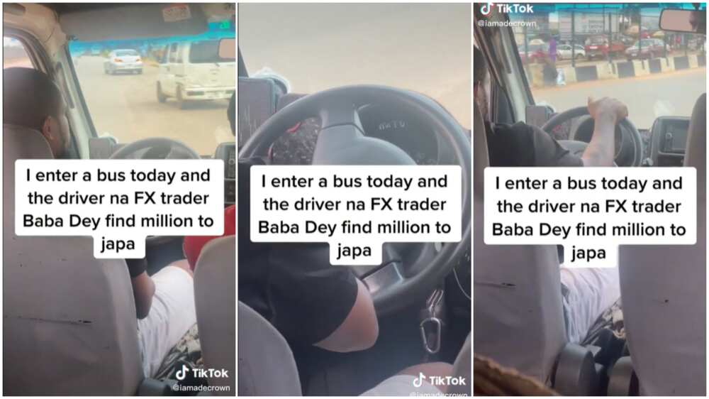 Forex trading among Nigerians/driver trades as a side hustle.