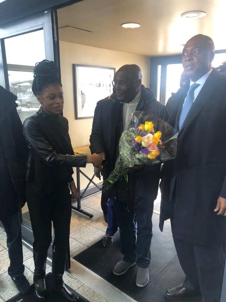 Breaking: Atiku Abubakar arrives US (photos, video)