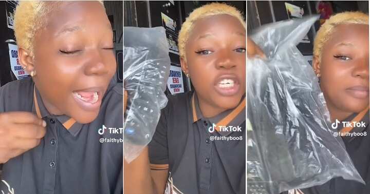 Nigerian woman in pain as she shares experience with little son who took 'exhibit' to school