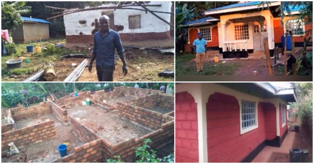 Man demolishes old house, man builds new house, house stories, bungalow, mansion, new house latest news