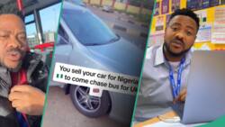 Nigerian man sells only car, relocates to UK, starts humble life abroad, takes public transport