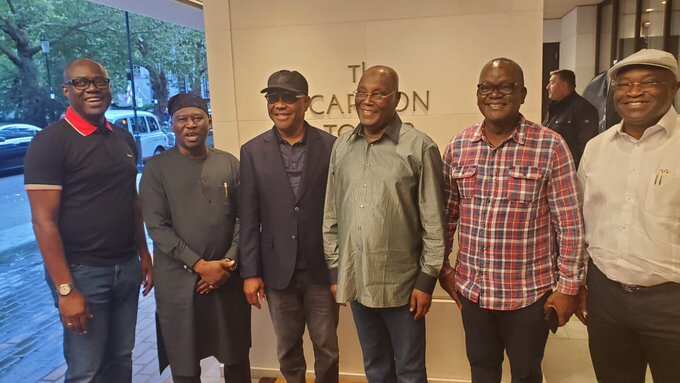 Wike, Atiku in London