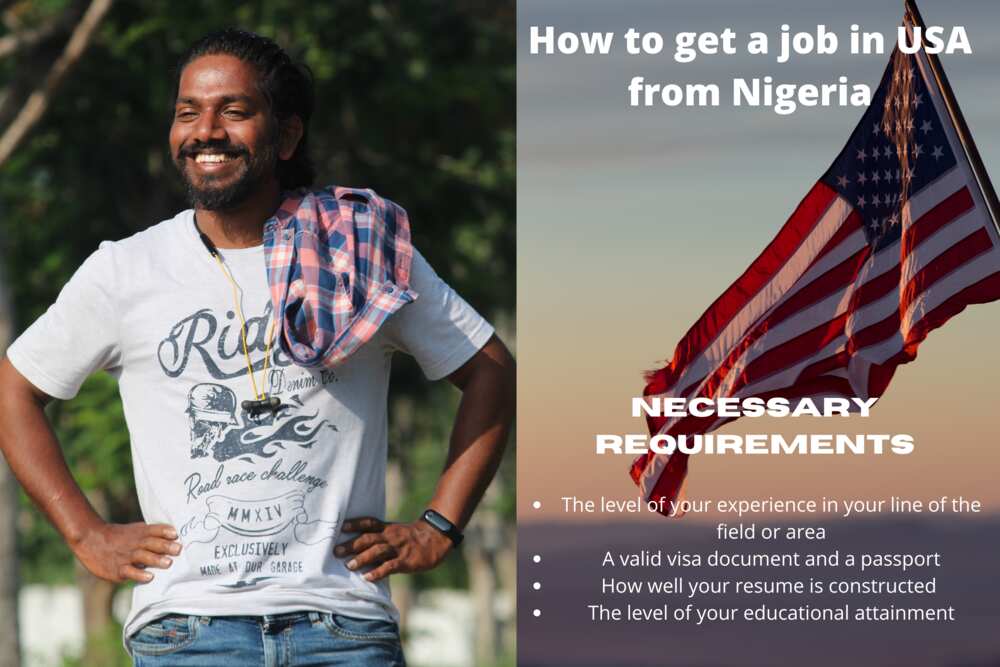 How to get a job in USA from Nigeria