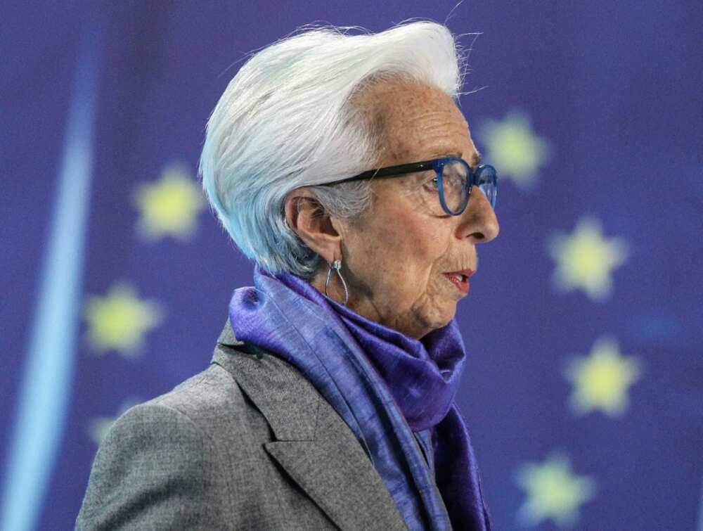 European Central Bank president Christine Lagarde said last week the eurozone economy will fare 'a lot better' than previously feared
