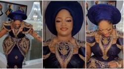 Olori Naomi slays in royal outfit, shows off dance steps as she vibes to gospel songs on her 29th birthday