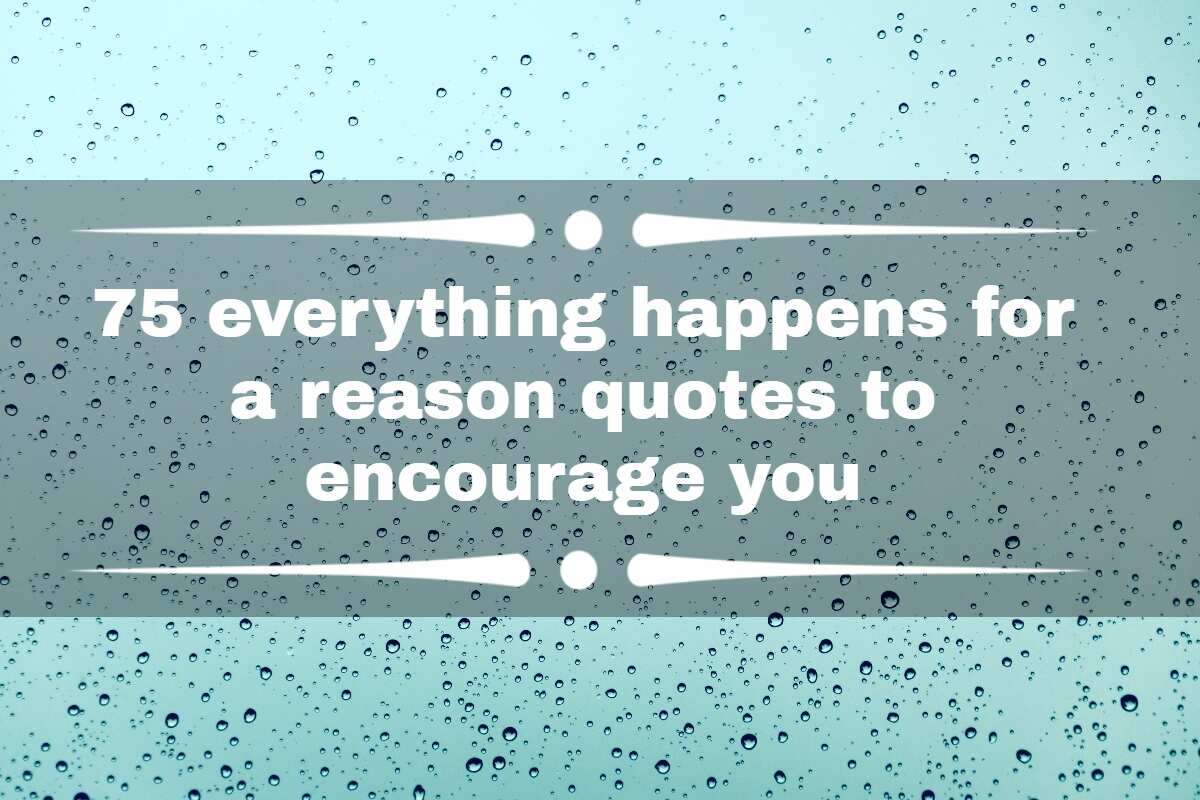 75 Everything Happens For A Reason Quotes To Encourage You Legitng