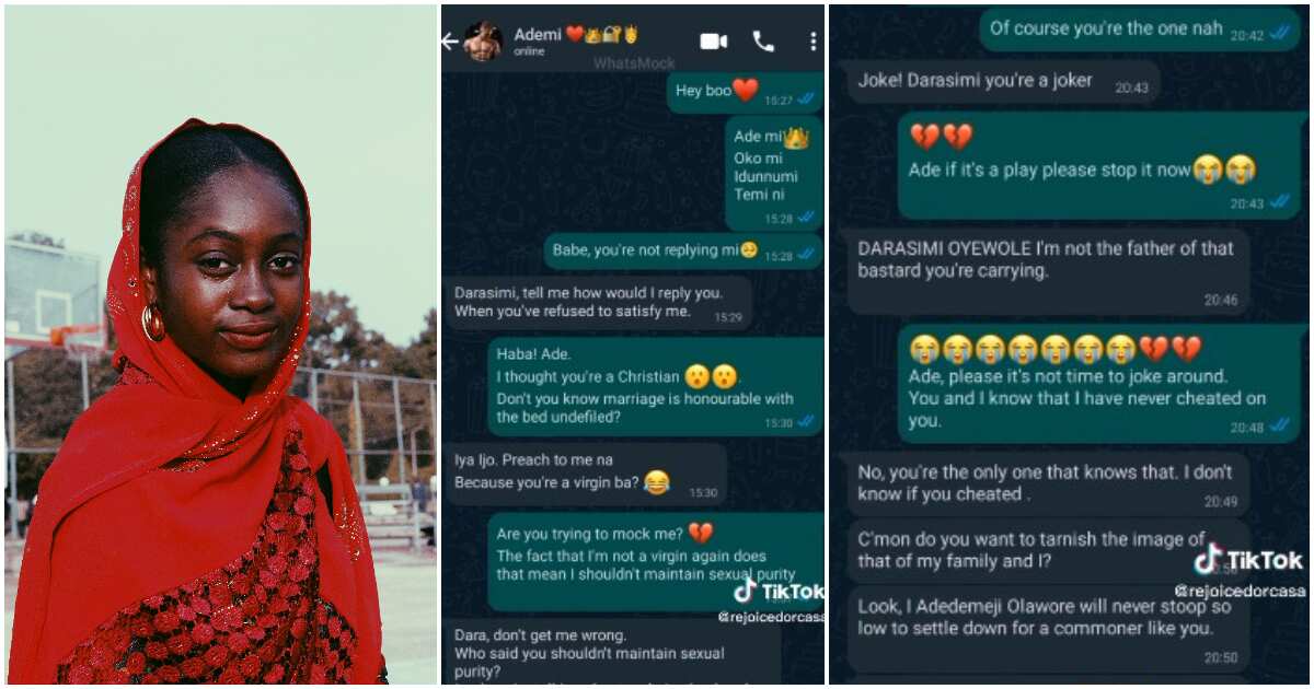 Nigerian lady cries out, shares sad messages her husband-to-be sent her after finally sleeping with her