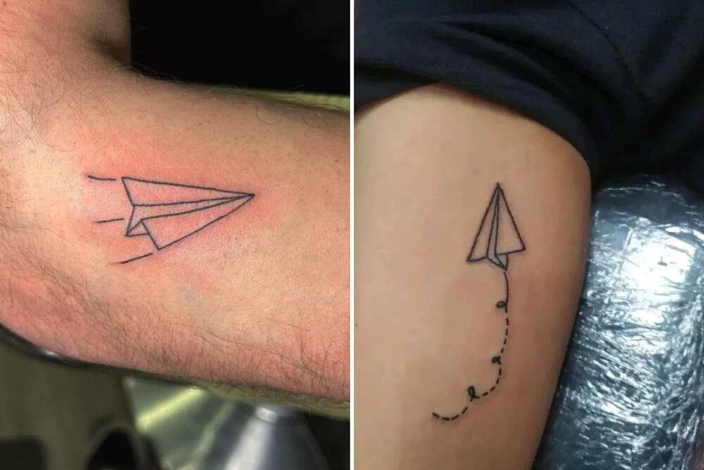 Mother and son tattoo designs