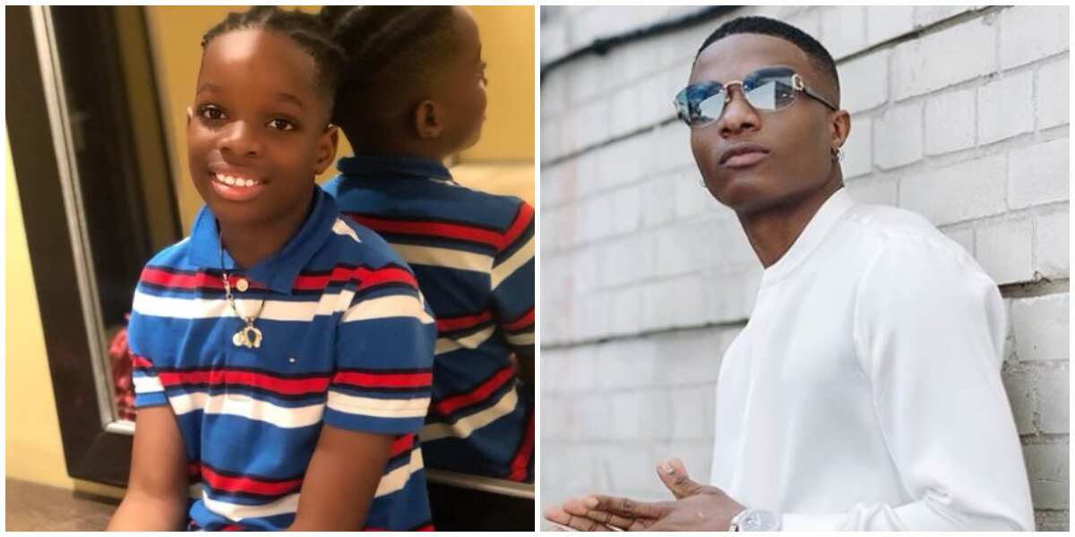 Singer Wizkid's first son Tife shows off rap skills in trending video