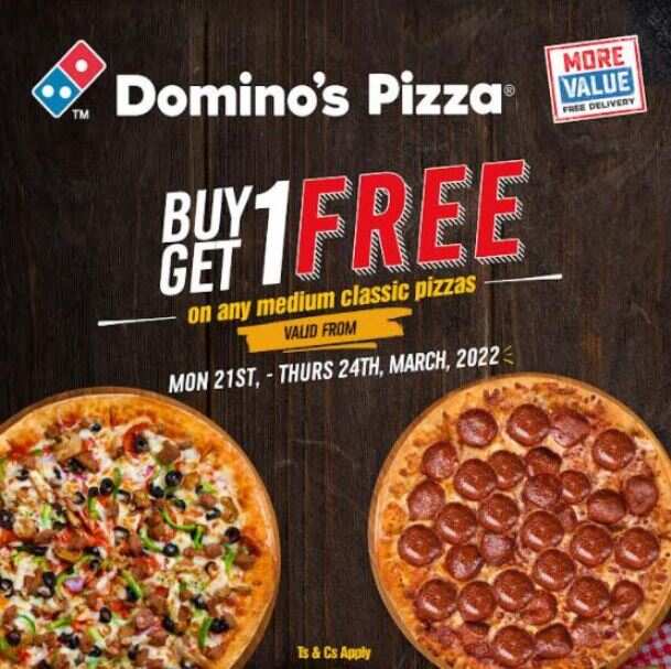 Domino’s Buy 1 Get 1 Free Offer: Every Pizza Lover’s Dream Come True