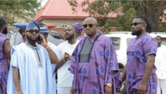 Osun swearing-in: Davido finally appears in public to attend important occasion