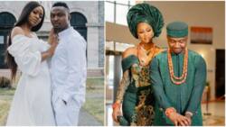 With all my heart: Comedian Funnybone shares breathtaking video as he exchanges vows with fiancée