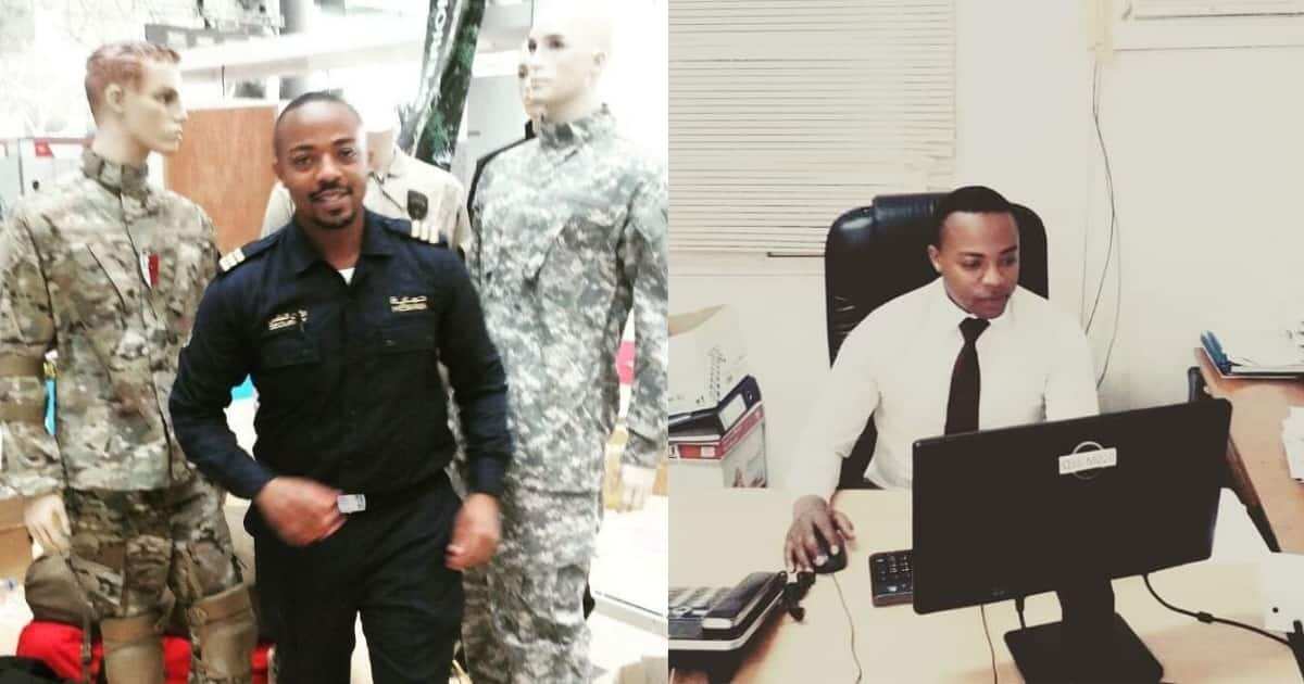 Man relocates abroad to become security man after his business failed, he's now a CEO in Qatar