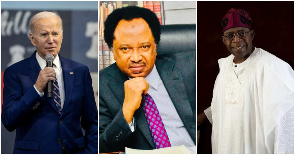 Tinubu's inauguration/US government/ Joe Biden/Shehu Sani Tinubu's inauguration/US government/ Joe Biden/Shehu Sani