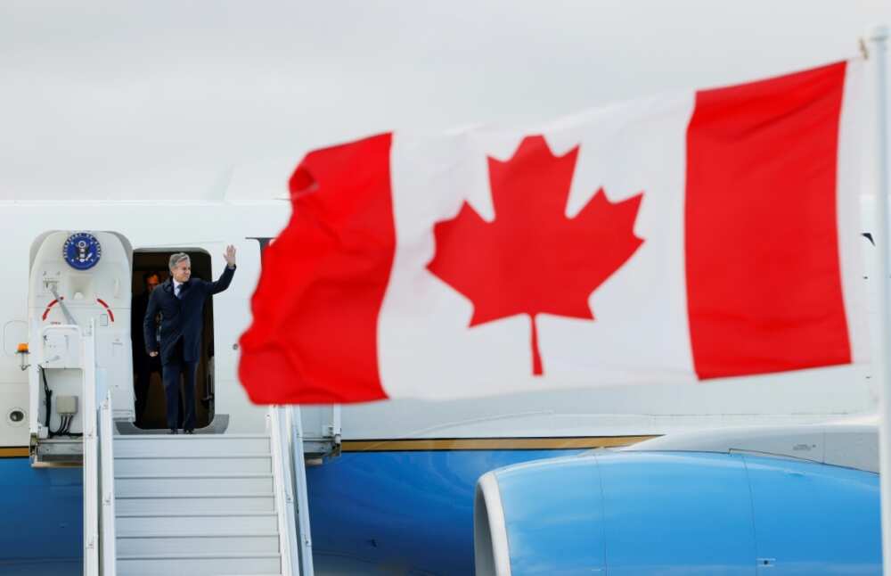 US Secretary of State Antony Blinken arrives in Ottawa, Canada for talks expected to focus on Haiti