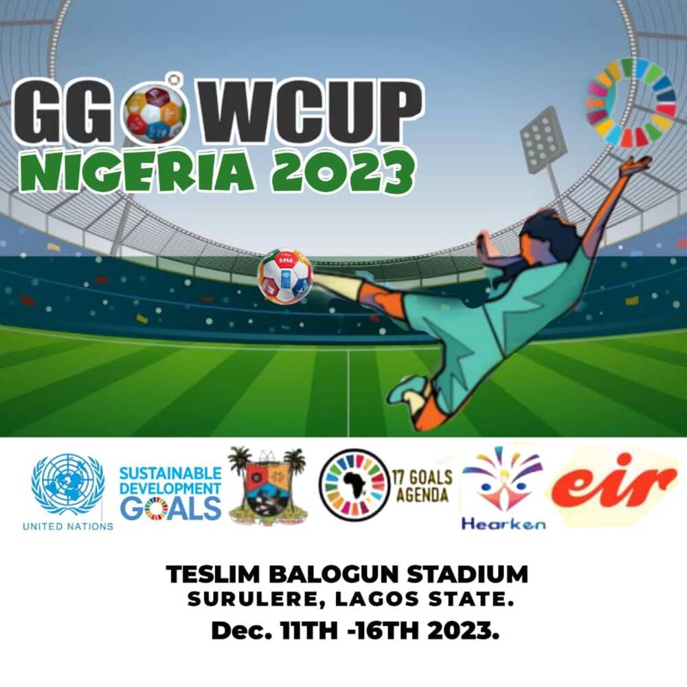 Global Goals World Cup, GGWCUP, Lagos State SDG Ambassador 2023, Nigeria