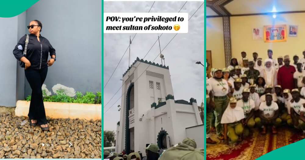 Lady corper gets to meet Sultan of Sokoto